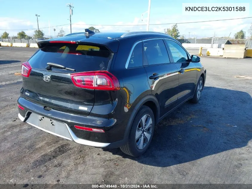 2019 Kia Niro Ex VIN: KNDCE3LC2K5301588 Lot: 40749448