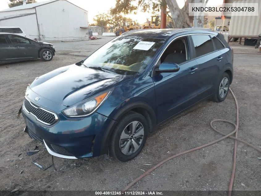 2019 Kia Niro Lx VIN: KNDCB3LC2K5304788 Lot: 40812245