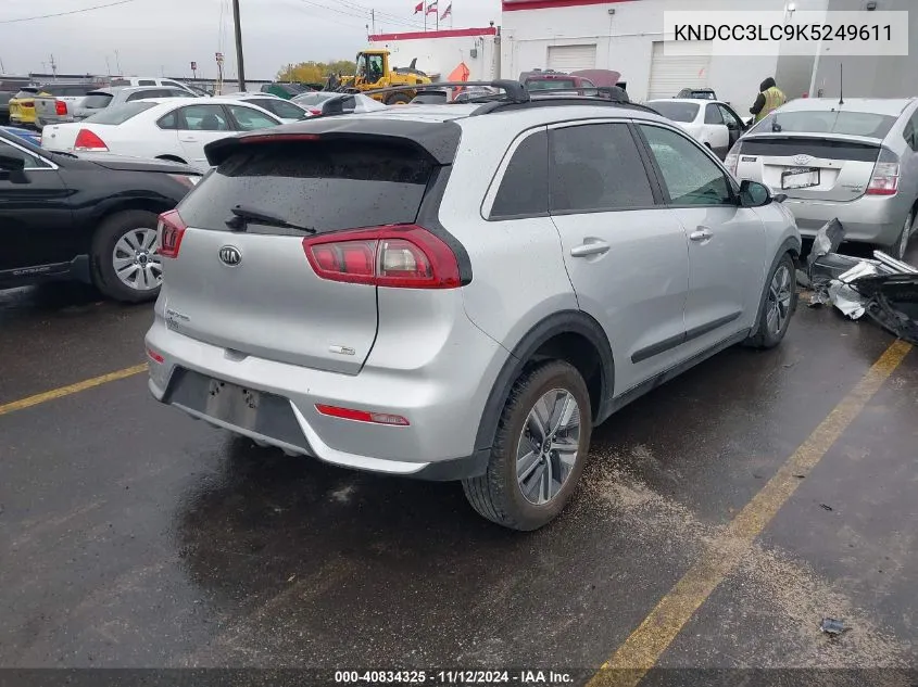 2019 Kia Niro S Touring VIN: KNDCC3LC9K5249611 Lot: 40834325