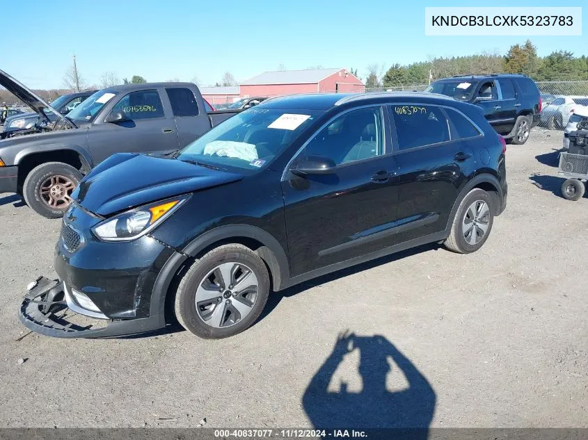 2019 Kia Niro Lx VIN: KNDCB3LCXK5323783 Lot: 40837077