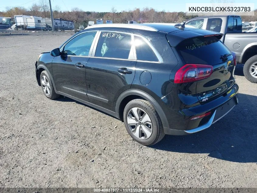 2019 Kia Niro Lx VIN: KNDCB3LCXK5323783 Lot: 40837077