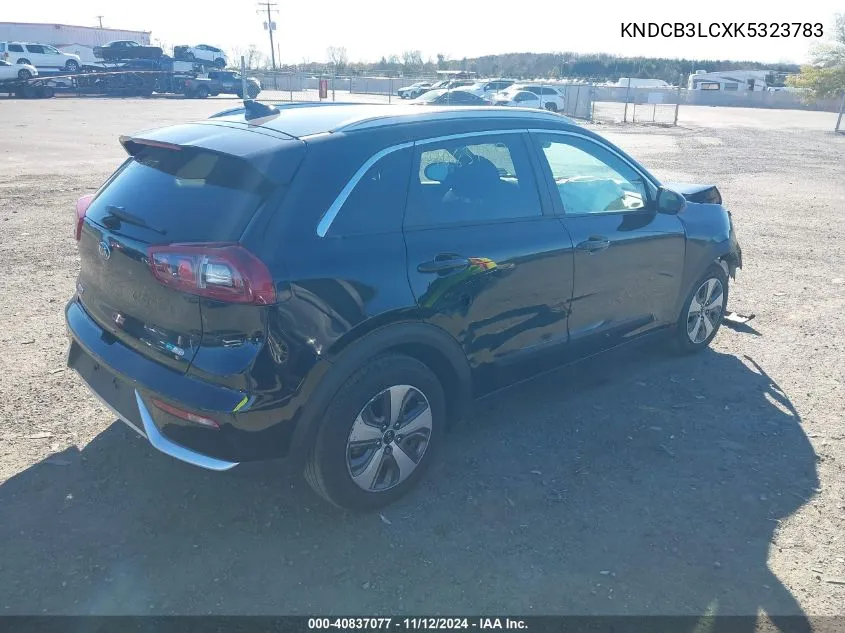 2019 Kia Niro Lx VIN: KNDCB3LCXK5323783 Lot: 40837077