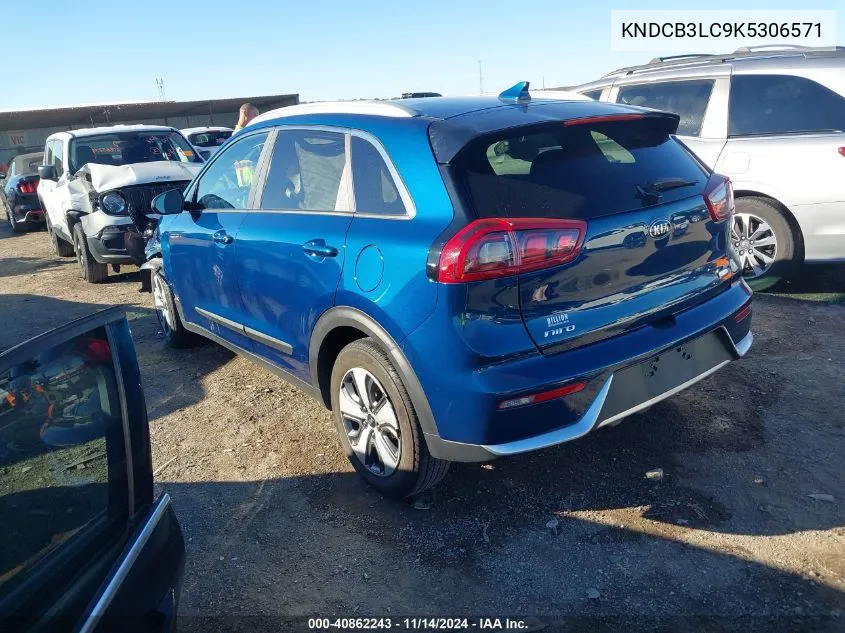 2019 Kia Niro Lx VIN: KNDCB3LC9K5306571 Lot: 40862243