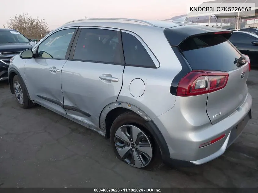 2019 Kia Niro Lx VIN: KNDCB3LC7K5226668 Lot: 40879625