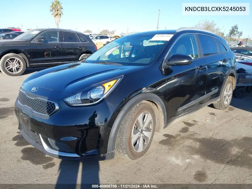 2019 Kia Niro Lx VIN: KNDCB3LCXK5245053 Lot: 40908709