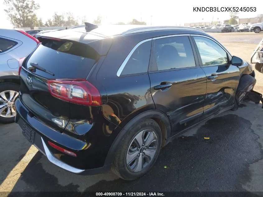 2019 Kia Niro Lx VIN: KNDCB3LCXK5245053 Lot: 40908709