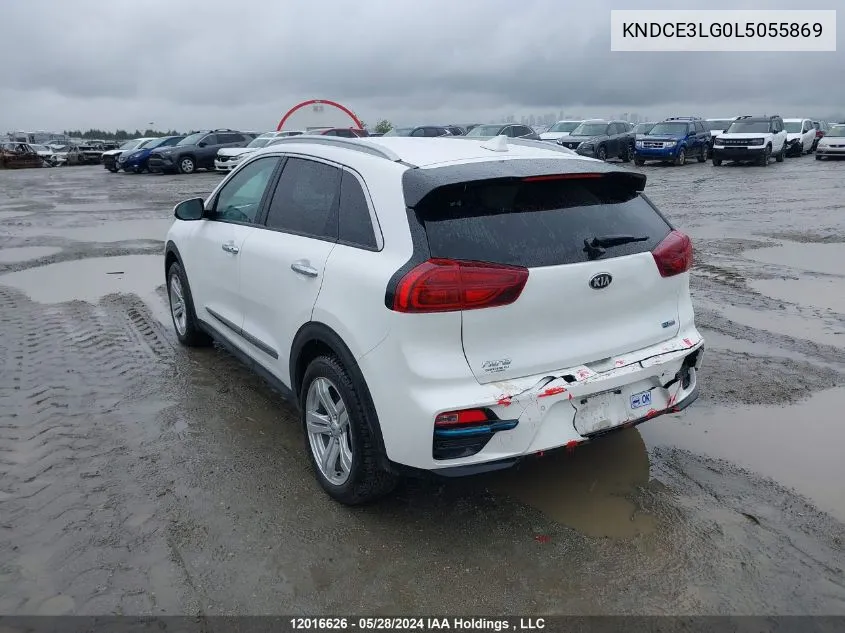 KNDCE3LG0L5055869 2020 Kia Niro Ev