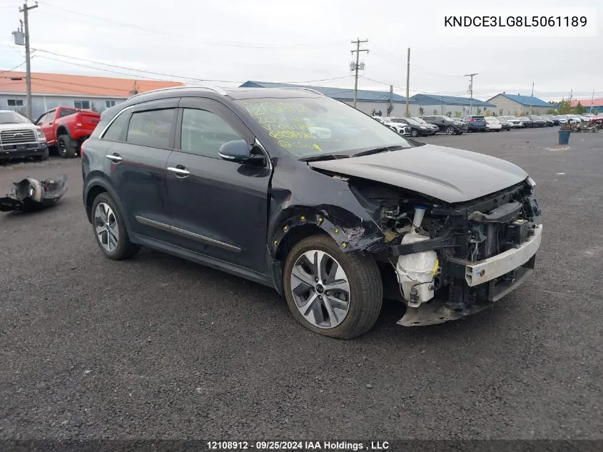 2020 Kia Niro Ev VIN: KNDCE3LG8L5061189 Lot: 12108912