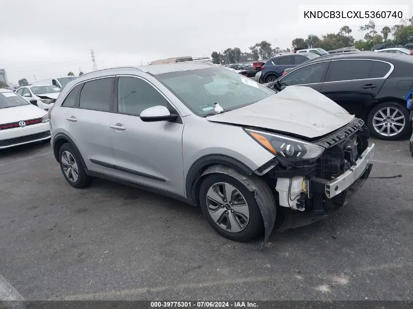 2020 Kia Niro Lx VIN: KNDCB3LCXL5360740 Lot: 39775301