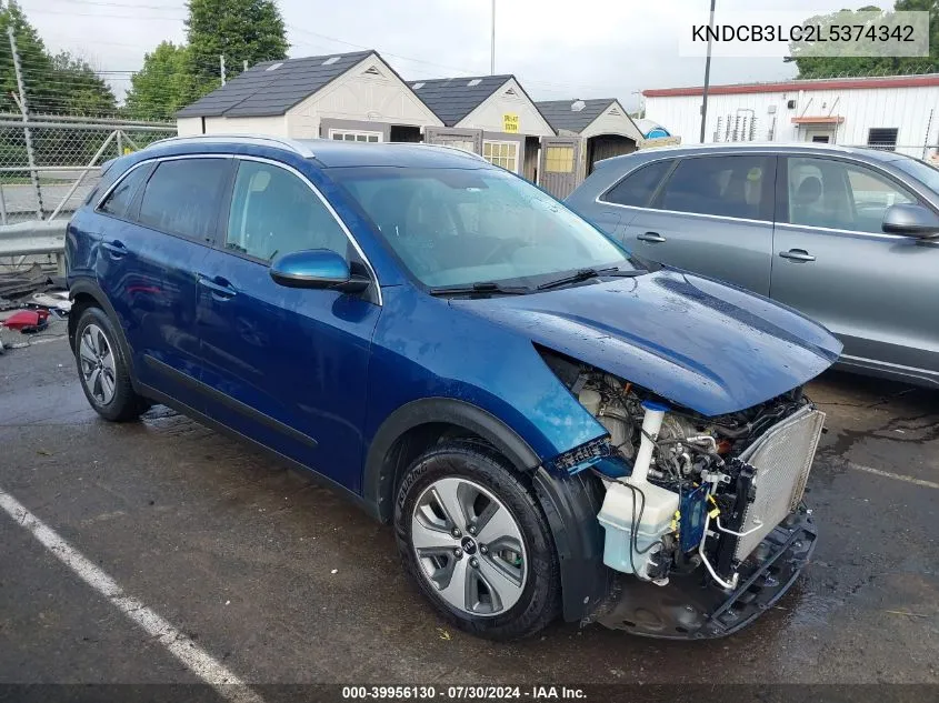 2020 Kia Niro Lx VIN: KNDCB3LC2L5374342 Lot: 39956130