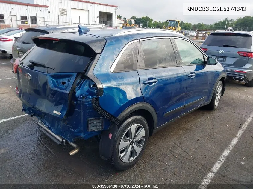 KNDCB3LC2L5374342 2020 Kia Niro Lx