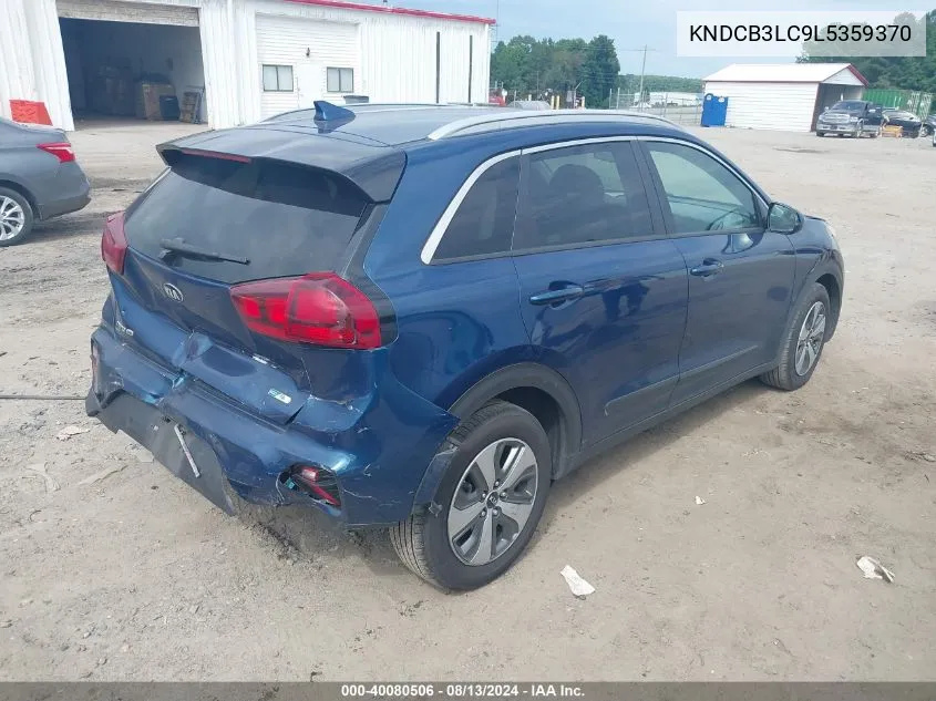 2020 Kia Niro Lx VIN: KNDCB3LC9L5359370 Lot: 40080506