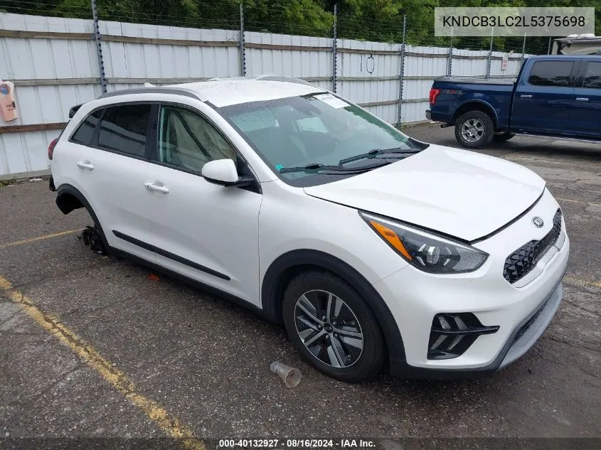 2020 Kia Niro Lxs VIN: KNDCB3LC2L5375698 Lot: 40132927