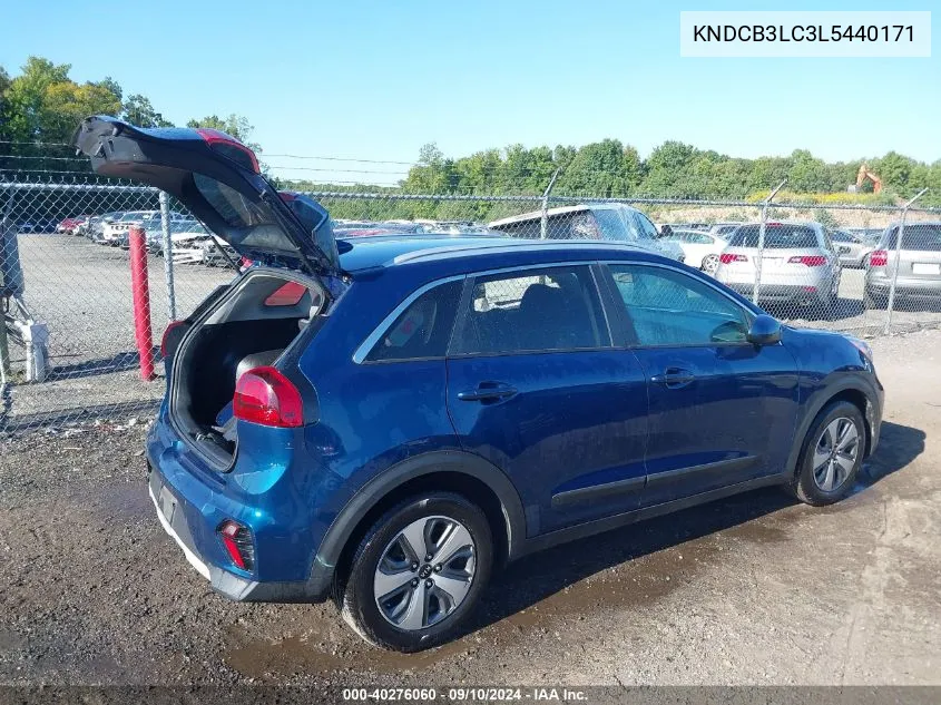 2020 Kia Niro Lx VIN: KNDCB3LC3L5440171 Lot: 40276060