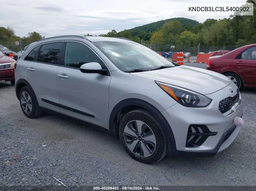 2020 Kia Niro Lx/Lxs VIN: KNDCB3LC3L5400902 Lot: 40289493