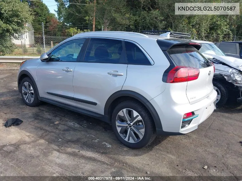 KNDCC3LG2L5070587 2020 Kia Niro Ev Ex