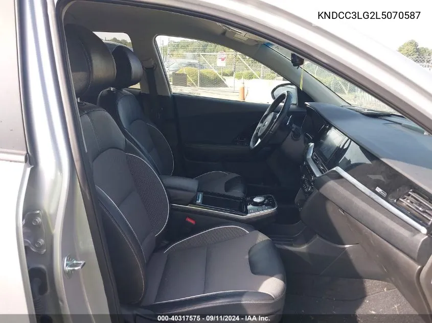 2020 Kia Niro Ev Ex VIN: KNDCC3LG2L5070587 Lot: 40317575