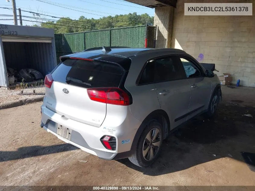 KNDCB3LC2L5361378 2020 Kia Niro Lx/Lxs