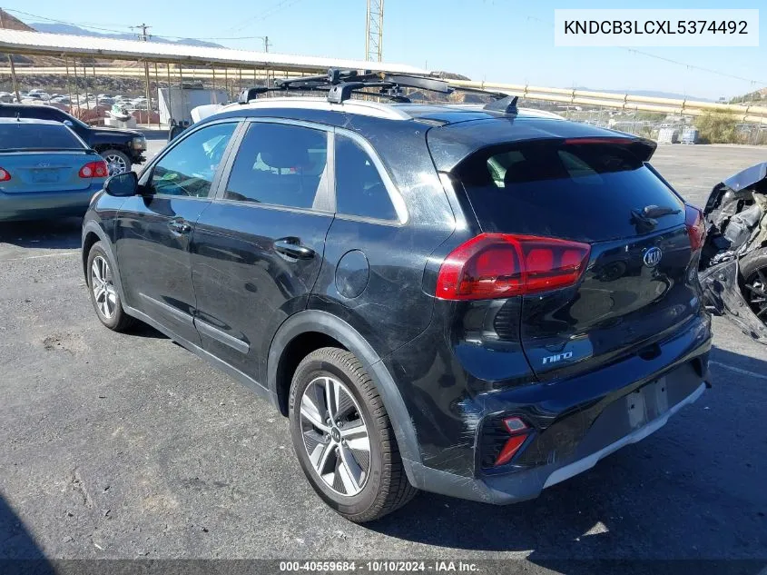 2020 Kia Niro Lxs VIN: KNDCB3LCXL5374492 Lot: 40559684