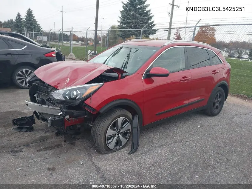 2020 Kia Niro Lx VIN: KNDCB3LC3L5425251 Lot: 40710357