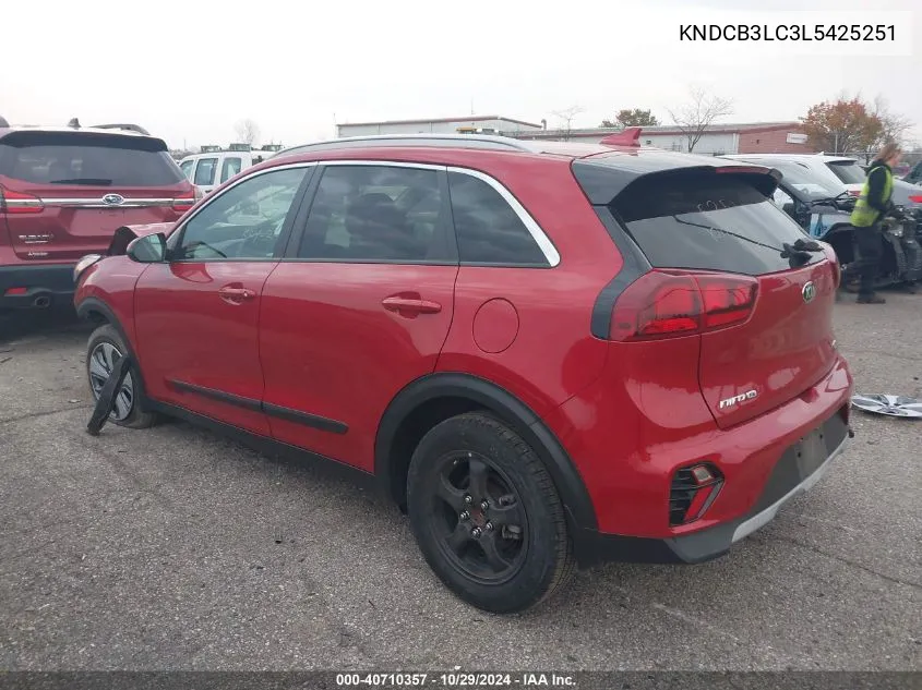 2020 Kia Niro Lx VIN: KNDCB3LC3L5425251 Lot: 40710357