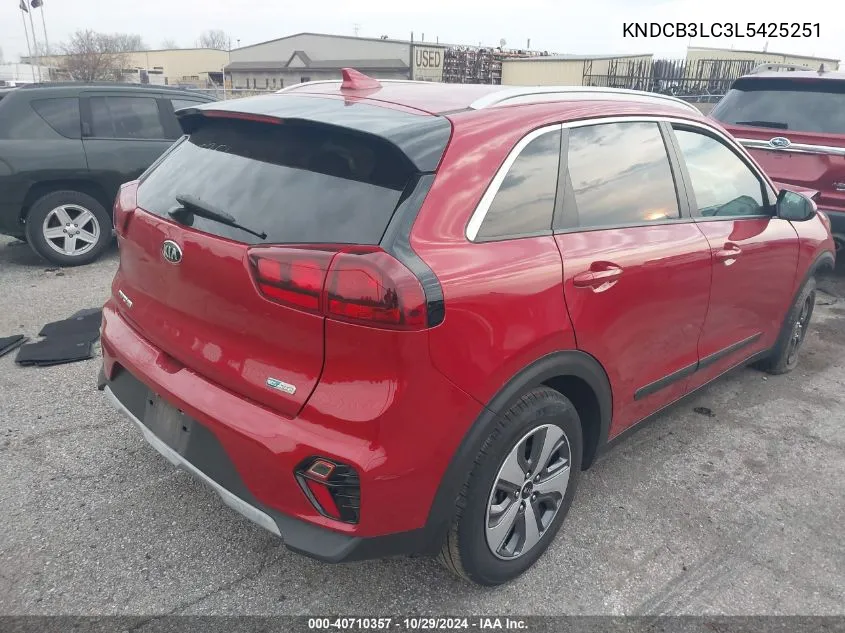 2020 Kia Niro Lx VIN: KNDCB3LC3L5425251 Lot: 40710357