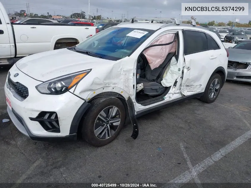 2020 Kia Niro Lxs VIN: KNDCB3LC5L5374299 Lot: 40725499