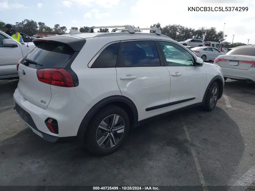 2020 Kia Niro Lxs VIN: KNDCB3LC5L5374299 Lot: 40725499