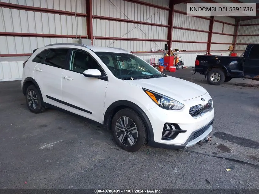 2020 Kia Niro Plug-In Hybrid Lxs VIN: KNDCM3LD5L5391736 Lot: 40780491