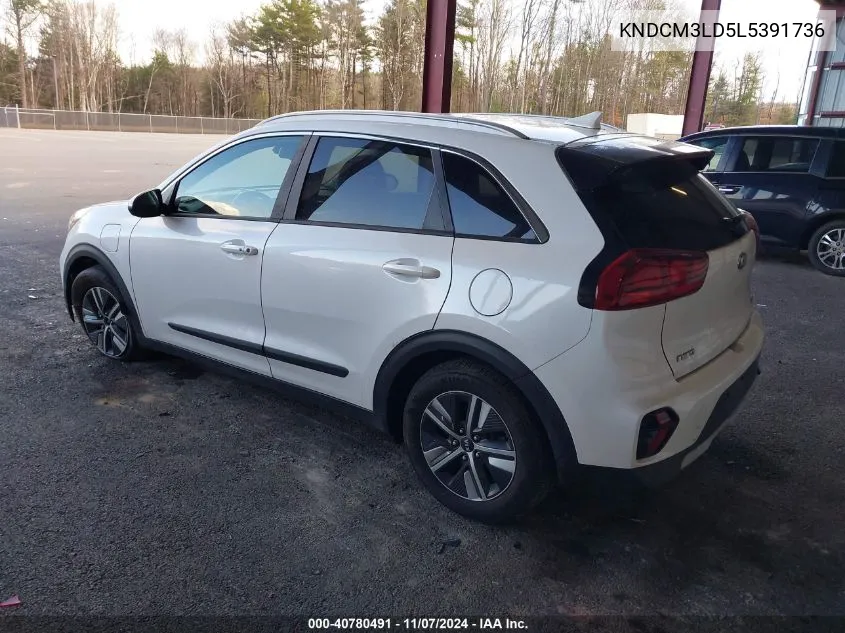 2020 Kia Niro Plug-In Hybrid Lxs VIN: KNDCM3LD5L5391736 Lot: 40780491