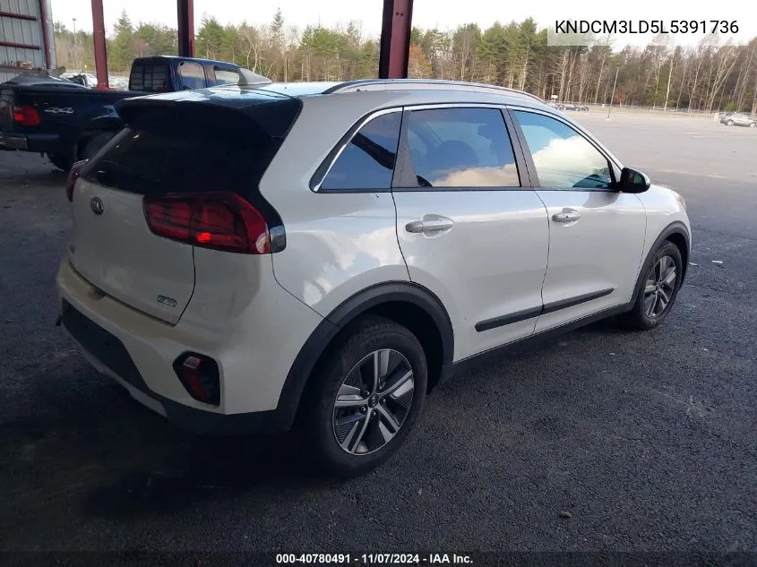 2020 Kia Niro Plug-In Hybrid Lxs VIN: KNDCM3LD5L5391736 Lot: 40780491