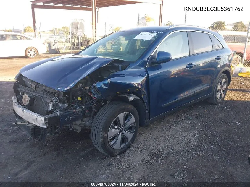 2020 Kia Niro Lx VIN: KNDCB3LC3L5361762 Lot: 40783024