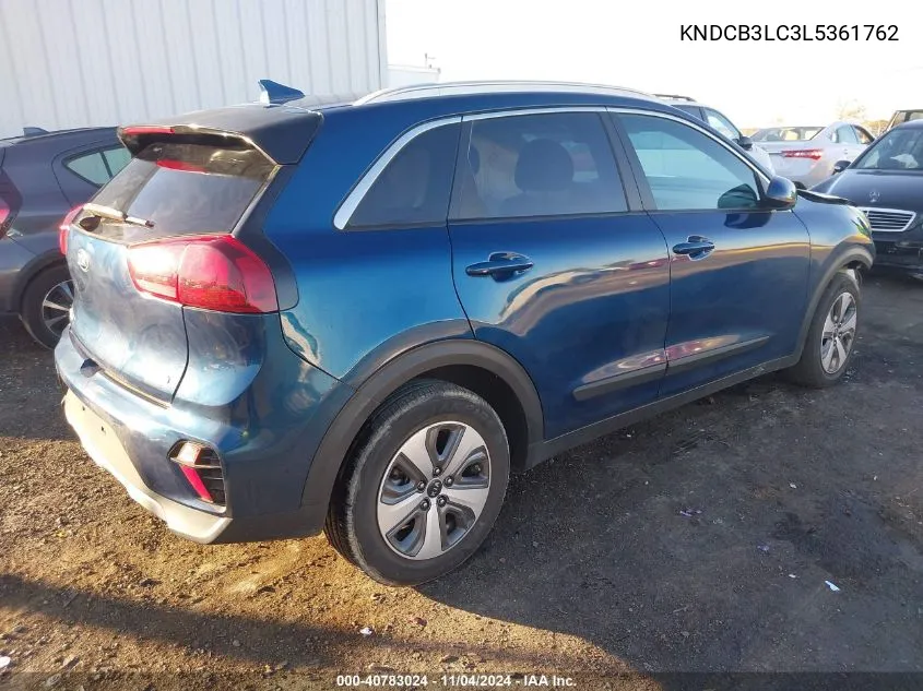 2020 Kia Niro Lx VIN: KNDCB3LC3L5361762 Lot: 40783024