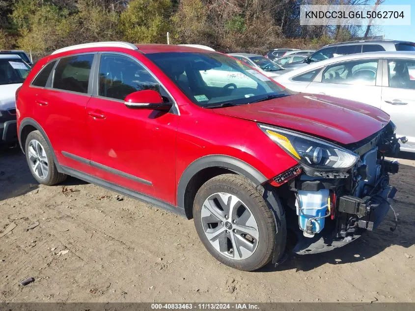 2020 Kia Niro Ev Ex VIN: KNDCC3LG6L5062704 Lot: 40833463