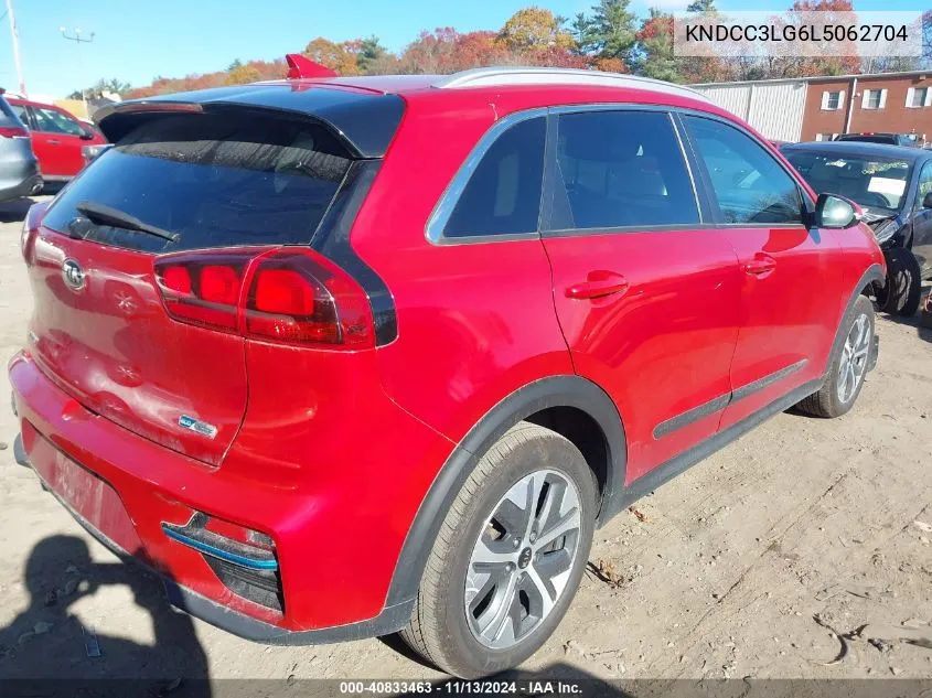 2020 Kia Niro Ev Ex VIN: KNDCC3LG6L5062704 Lot: 40833463