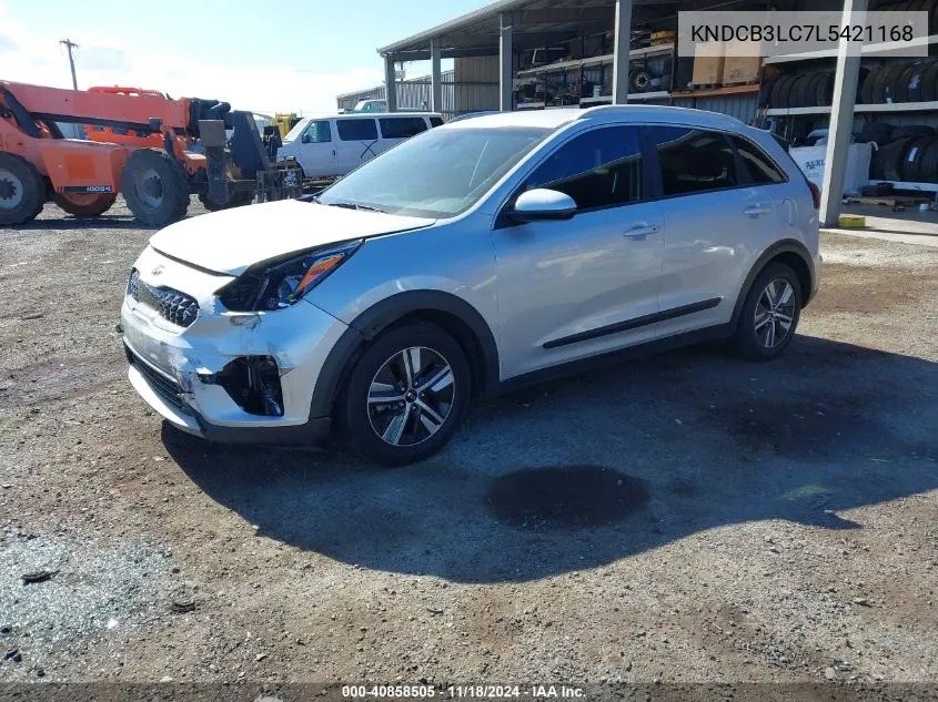 2020 Kia Niro Lxs VIN: KNDCB3LC7L5421168 Lot: 40858505