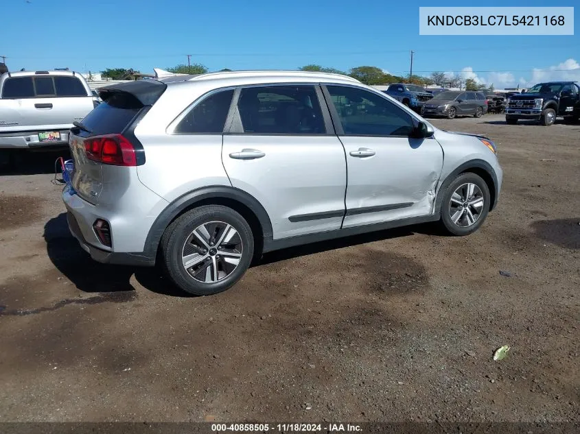 2020 Kia Niro Lxs VIN: KNDCB3LC7L5421168 Lot: 40858505