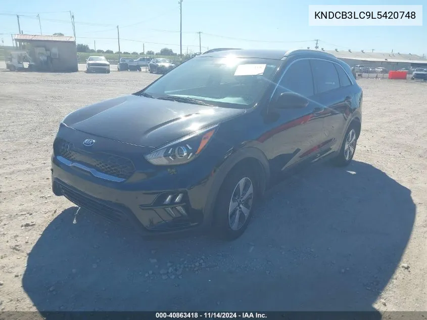 2020 Kia Niro Lx VIN: KNDCB3LC9L5420748 Lot: 40863418