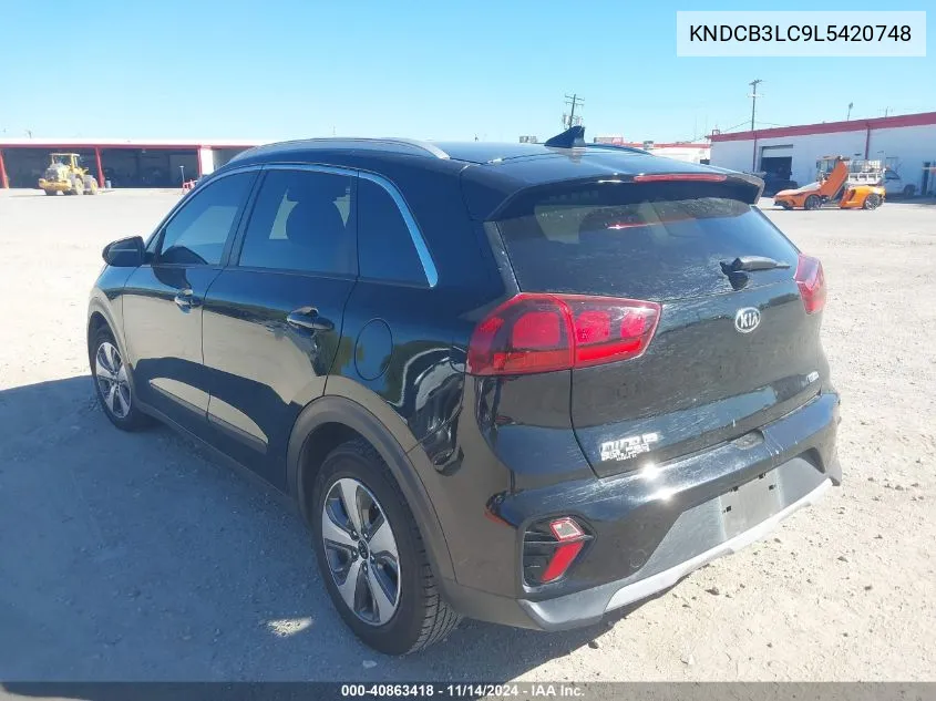 2020 Kia Niro Lx VIN: KNDCB3LC9L5420748 Lot: 40863418