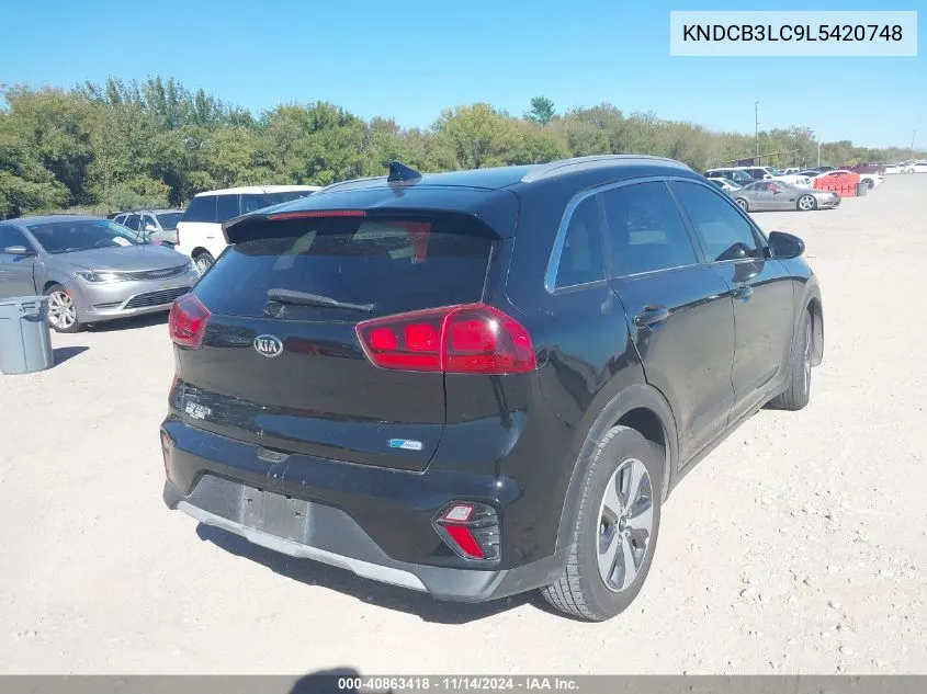 2020 Kia Niro Lx VIN: KNDCB3LC9L5420748 Lot: 40863418