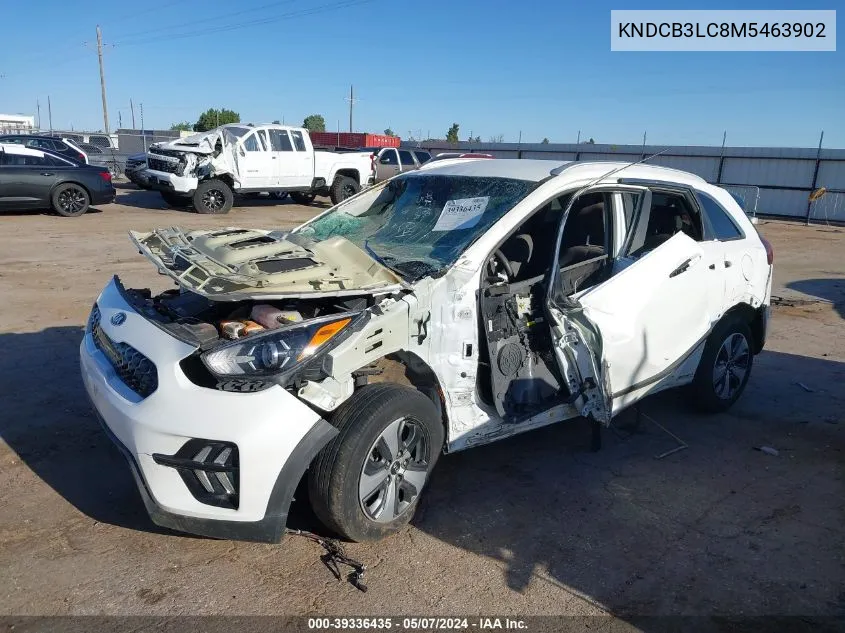 2021 Kia Niro Lx VIN: KNDCB3LC8M5463902 Lot: 39336435