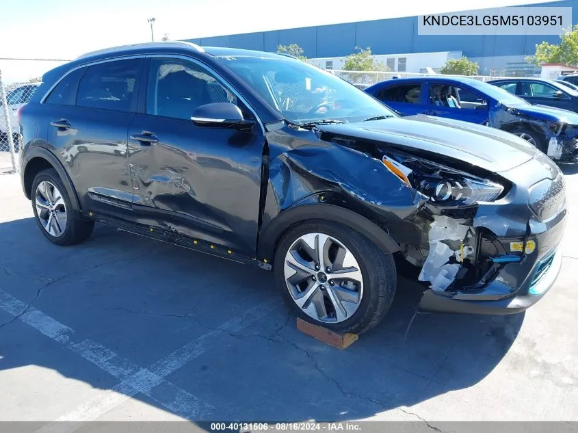 KNDCE3LG5M5103951 2021 Kia Niro Ev Ex Premium