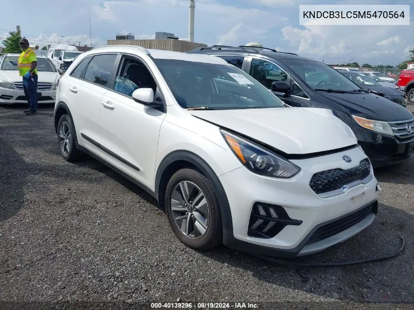 2021 Kia Niro Lxs VIN: KNDCB3LC5M5470564 Lot: 40139296