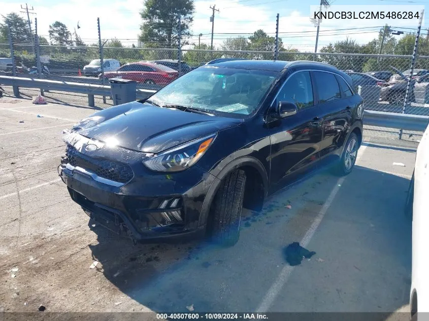 2021 Kia Niro Lx VIN: KNDCB3LC2M5486284 Lot: 40507600