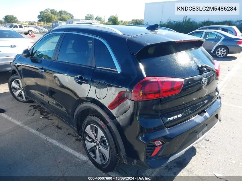 2021 Kia Niro Lx VIN: KNDCB3LC2M5486284 Lot: 40507600