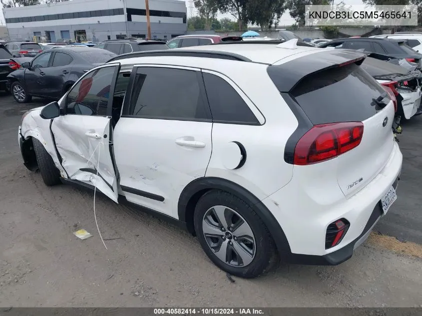 2021 Kia Niro Lx VIN: KNDCB3LC5M5465641 Lot: 40582414