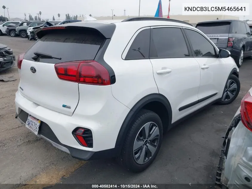 2021 Kia Niro Lx VIN: KNDCB3LC5M5465641 Lot: 40582414