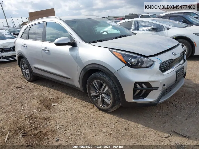 2021 Kia Niro Plug-In Hybrid Lxs VIN: KNDCM3LDXM5477402 Lot: 40693420