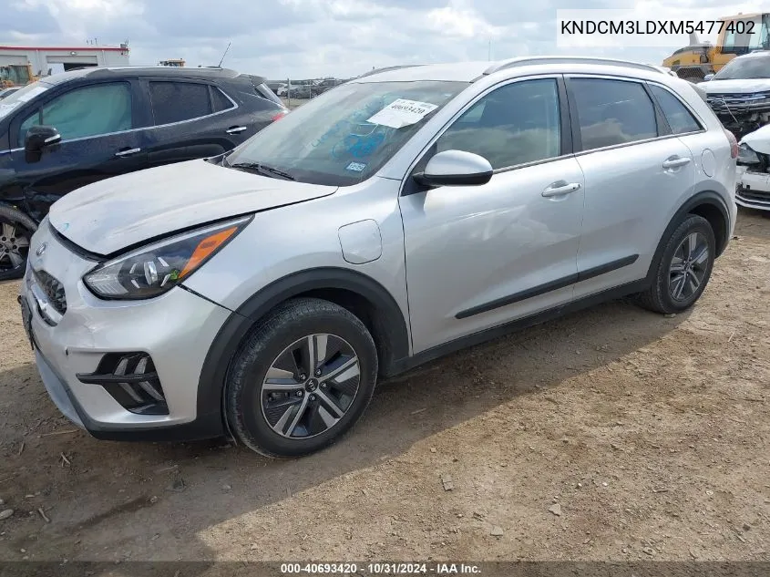 2021 Kia Niro Plug-In Hybrid Lxs VIN: KNDCM3LDXM5477402 Lot: 40693420