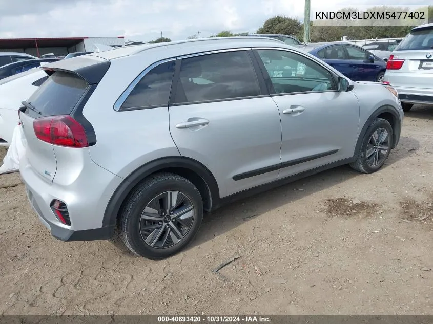 2021 Kia Niro Plug-In Hybrid Lxs VIN: KNDCM3LDXM5477402 Lot: 40693420